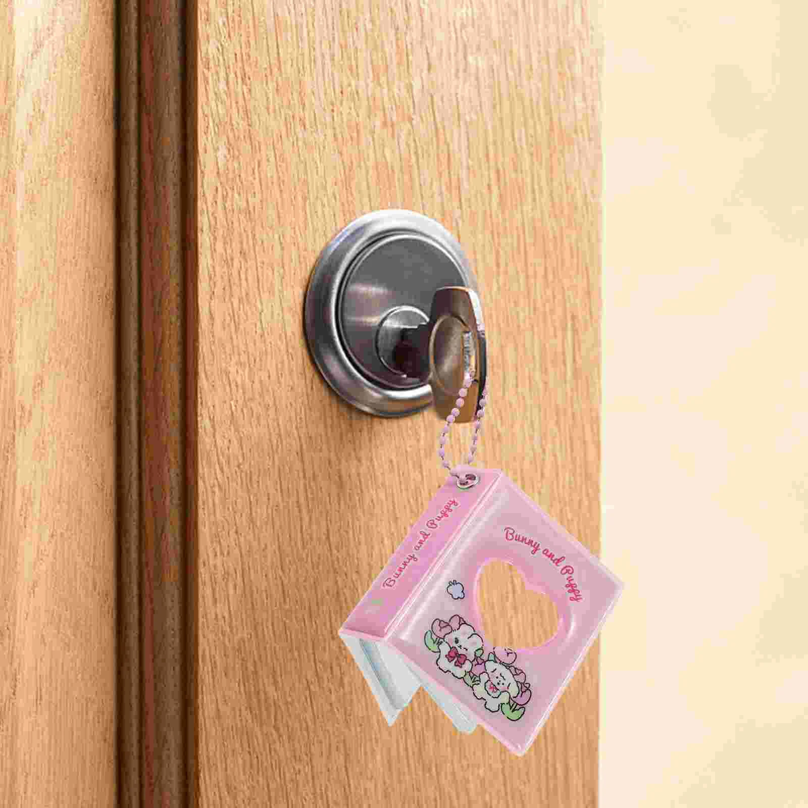 2-calowy mini album fotograficzny Segregator Kpop Kolekcjonowanie zdjęć Uchwyt na książkę Mały brelok Śliczny identyfikator