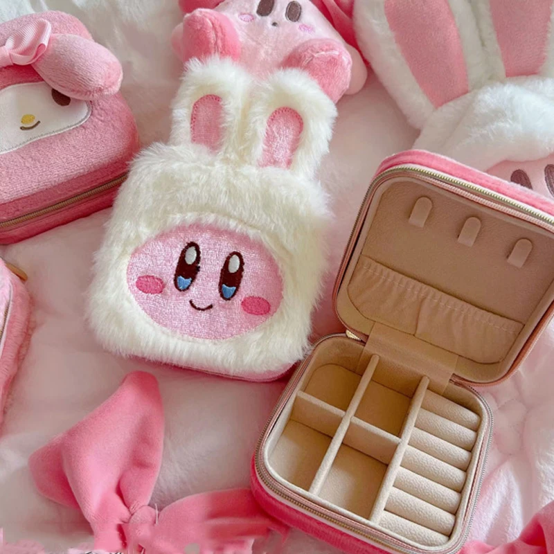 Kawaii Girl Jewelry Box Room Desktop Decoration Portable Cute Gift