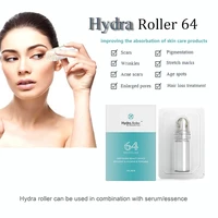 hydra roller 6420 pin micro titanium needle tips derma needles skin care anti aging whitening bottle roller reusable no serum