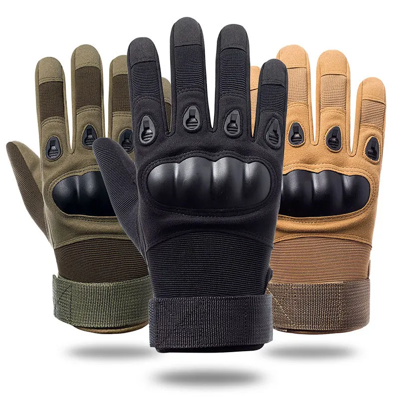 

Wholesale Men's Outdoor Recreation Gloves Gants Military Tactical Gloves Full Finger Breathable Motocross Motorcycle Gloves
