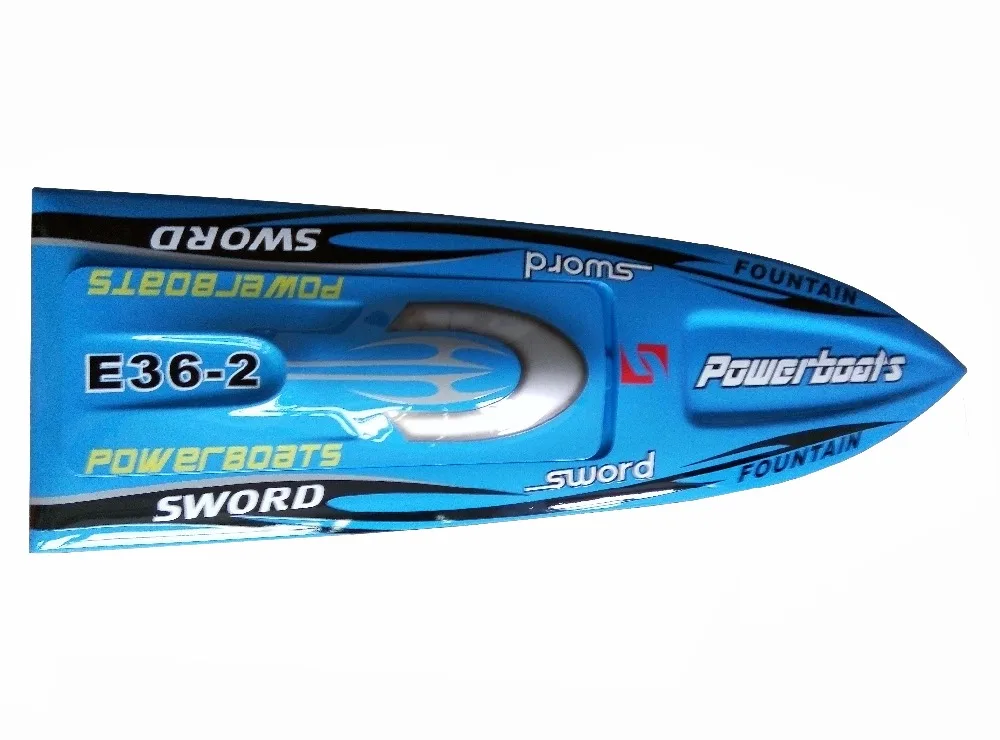 

E36 Fiber Glass Blue Electric High Speed Race PNP RC Boat W/ Motor Servo ESC W/O Battery Toucan Toys for Adults Gift TH02653