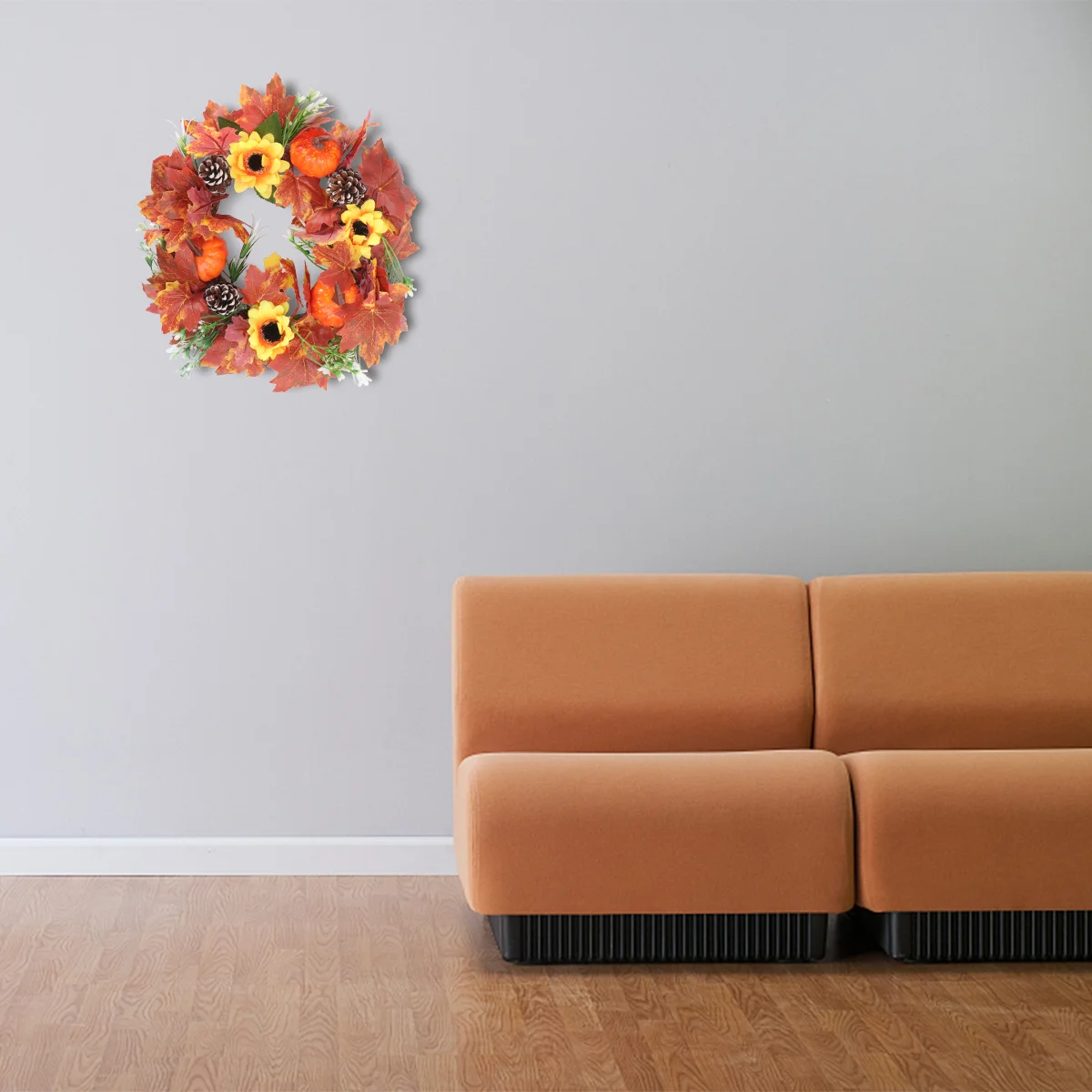 

1Pc Maple Leaf Wreath for Holiday Decoration Party