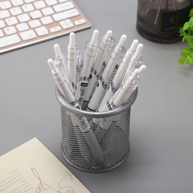 

Creative bullet press-type gel pen student large-capacity test signature pen quick-drying black carbon water pen