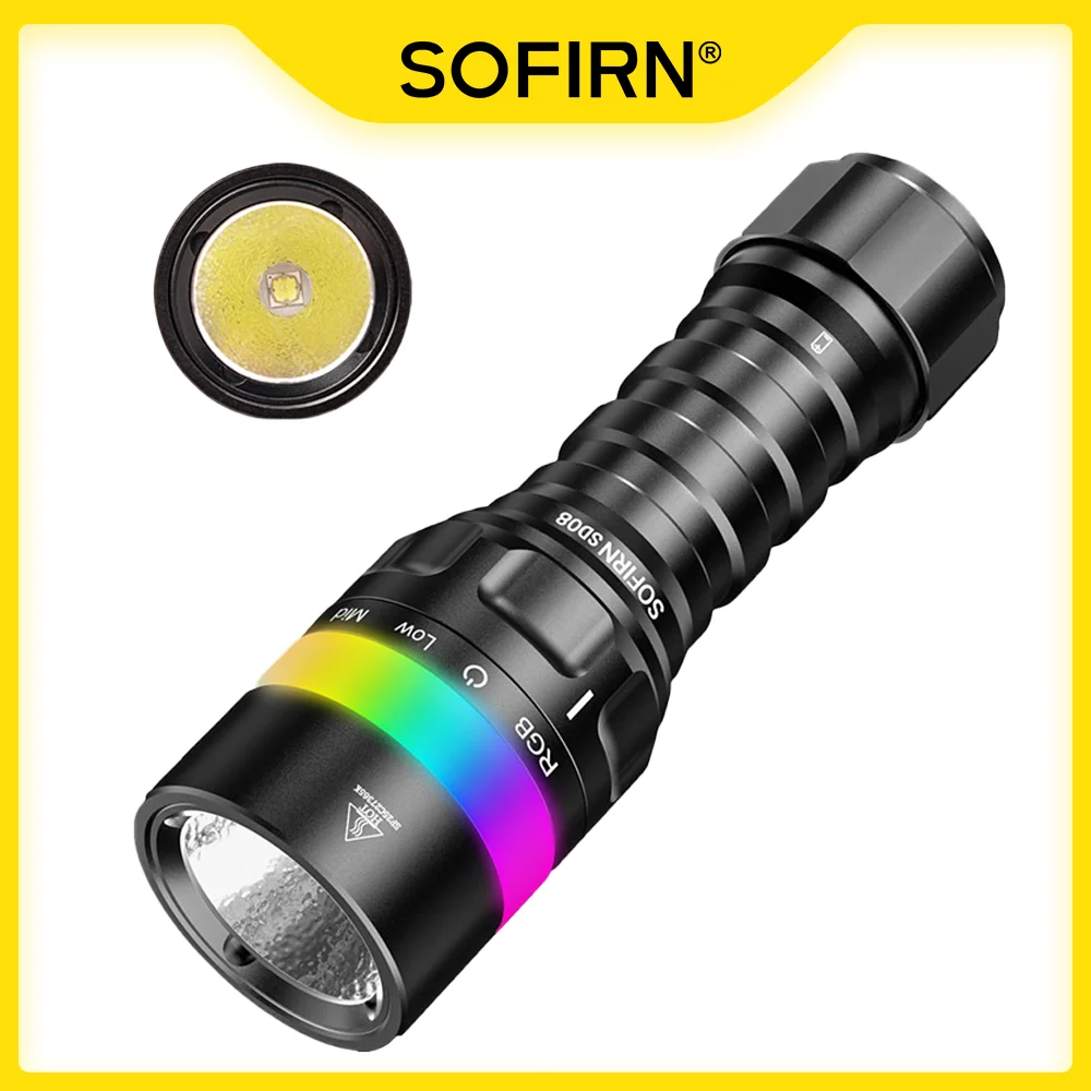 

Sofirn SD08 Фонарик для дайвинга 3200 лм