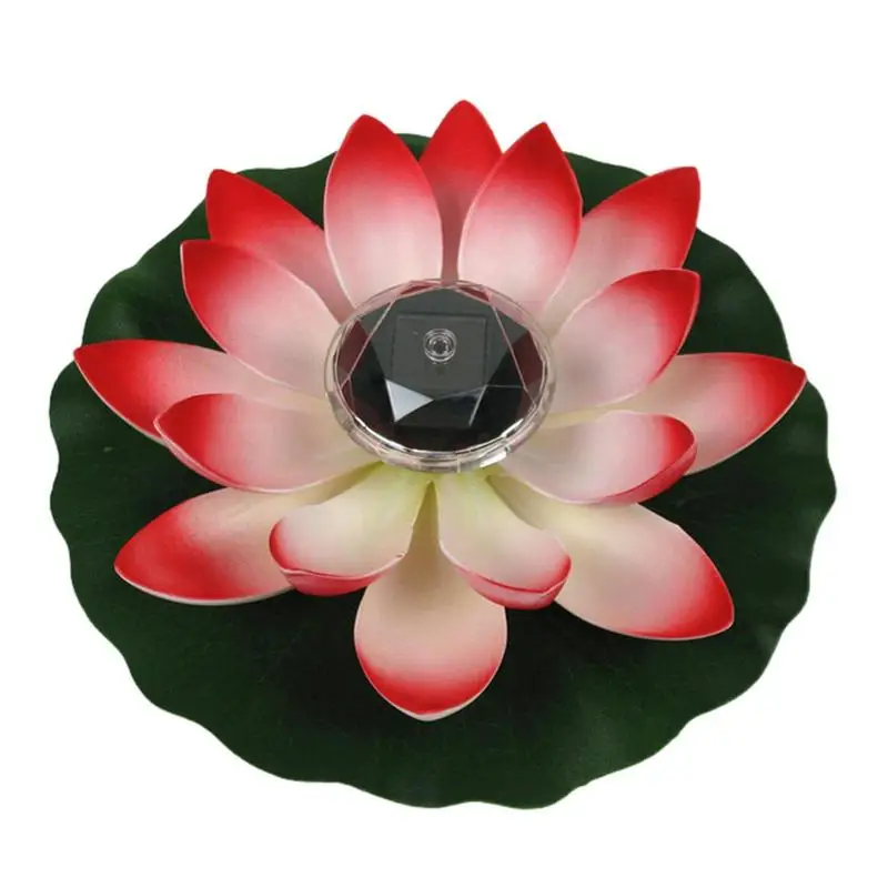 

Плавающий Бассейн Lotus, фонари для плавающего бассейна, цветочный пруд, для пляжа, уличные украшения, аксессуары для бассейна, пруда