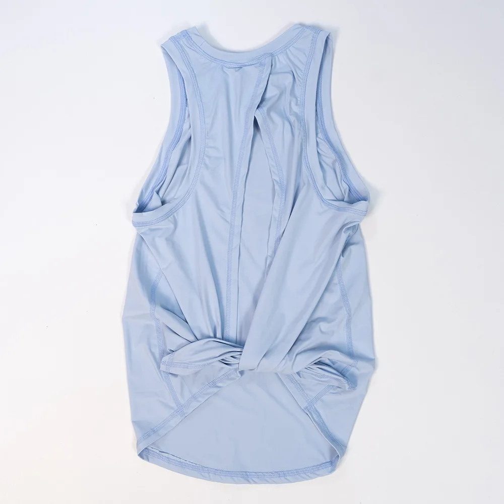 LuluWomen Sleeveless Sports Vest Gym Wear Loose Top Yoga Shirts T-shirt For Fitness All Tied Up Workout Yoga Sportswear