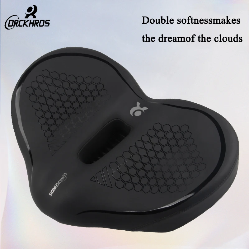 DRCKHROS удобное велосипедное седло с двойной амортизацией пригородное сиденье