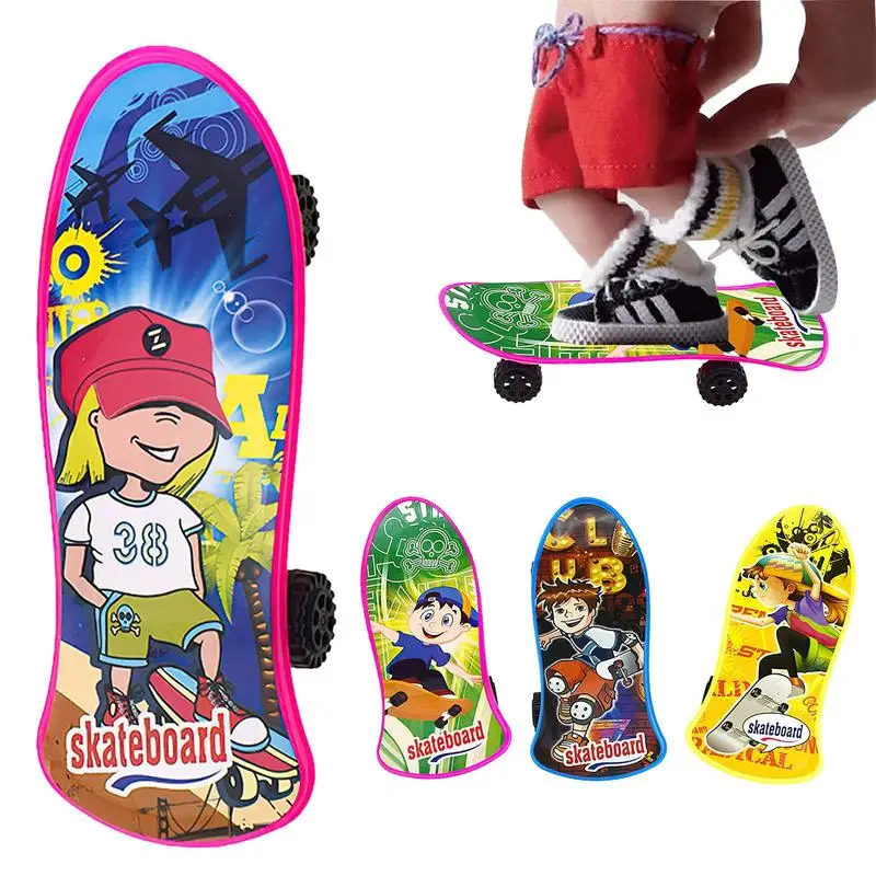 

Finger Skateboards For Kids Mini Skate Boards Lightweight For Finger Sturdy Multifunctional Portable Kids Toys For Adults Boys