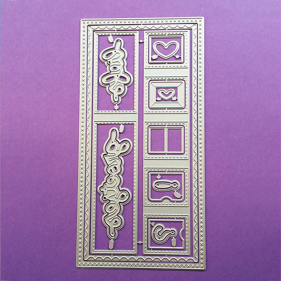 Три прямоугольные обложки для скрапбукинга вырезанные штампы оформление сделай