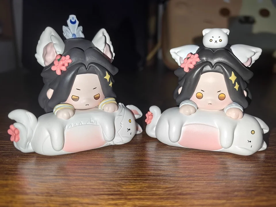 Фото Оригинальная серия Blind Box «Хаски и его белый кот Шизун: Вместе навсегда» — милая аниме-фигурка, загадочная коробка, игрушки для девочек Hippers №5