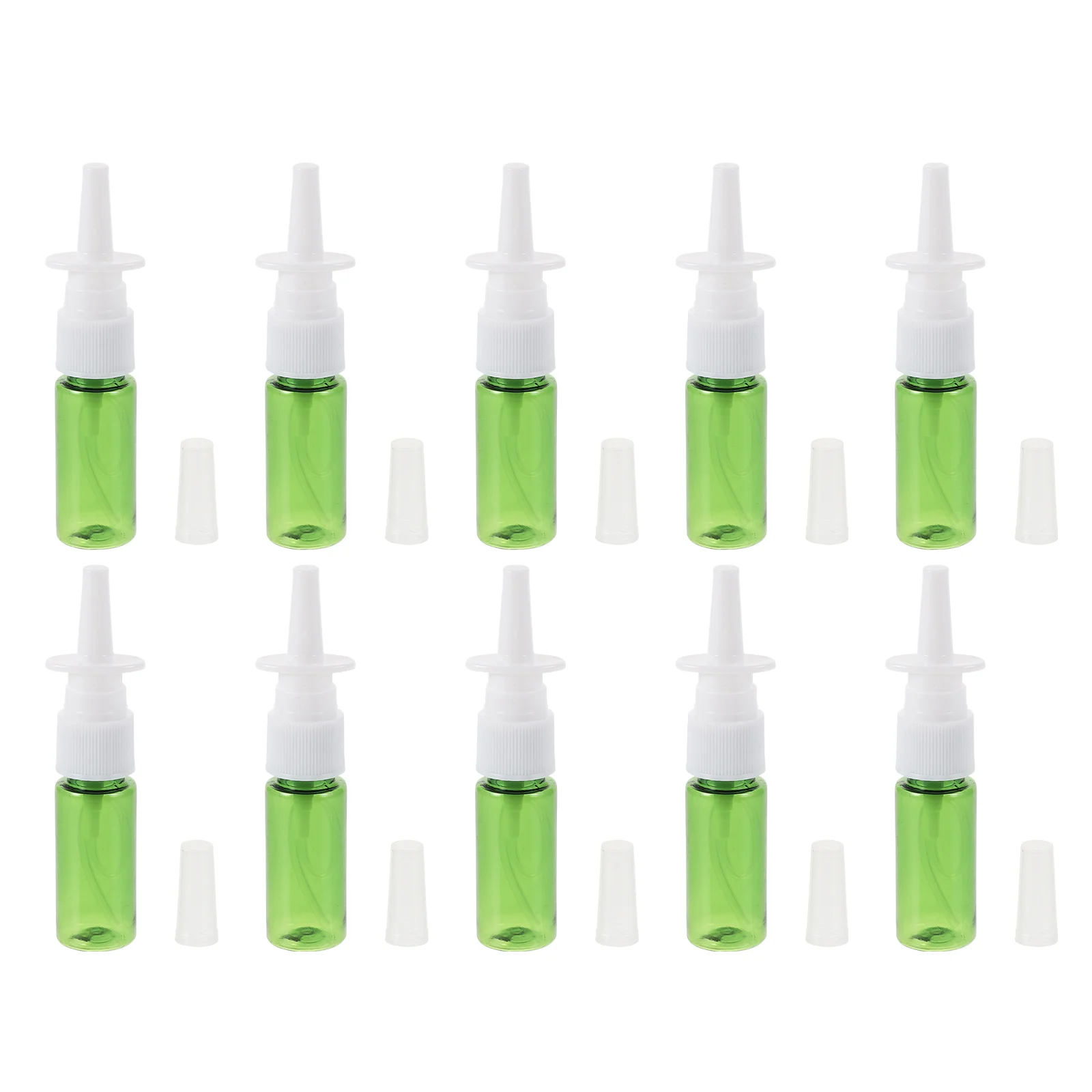 

10 Pcs 15ml Direct Injection Bottle Container Small Glass Spray Bottles Traveling Nasal Containers Clear Portable