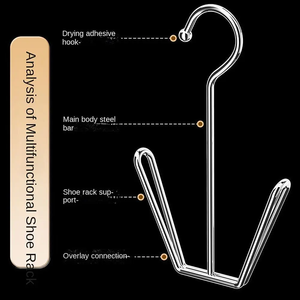 2 шт. вешалка для обуви из нержавеющей стали
