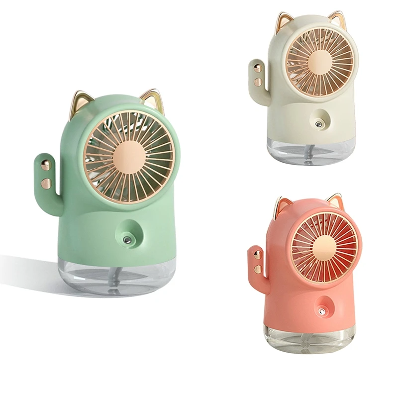 

Настольный туманообразующий вентилятор, персональный охлаждающий вентилятор, USB Перезаряжаемый водяной распылитель для офиса, дома и кемп...