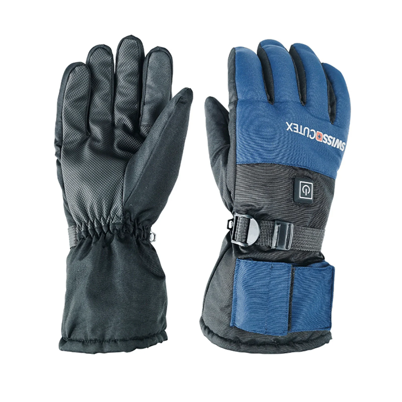 

Велосипедные перчатки для зимы, велосипедные 3-скоростные лыжные перчатки с регулировкой температуры и сенсорным экраном, лыжные перчатки ...