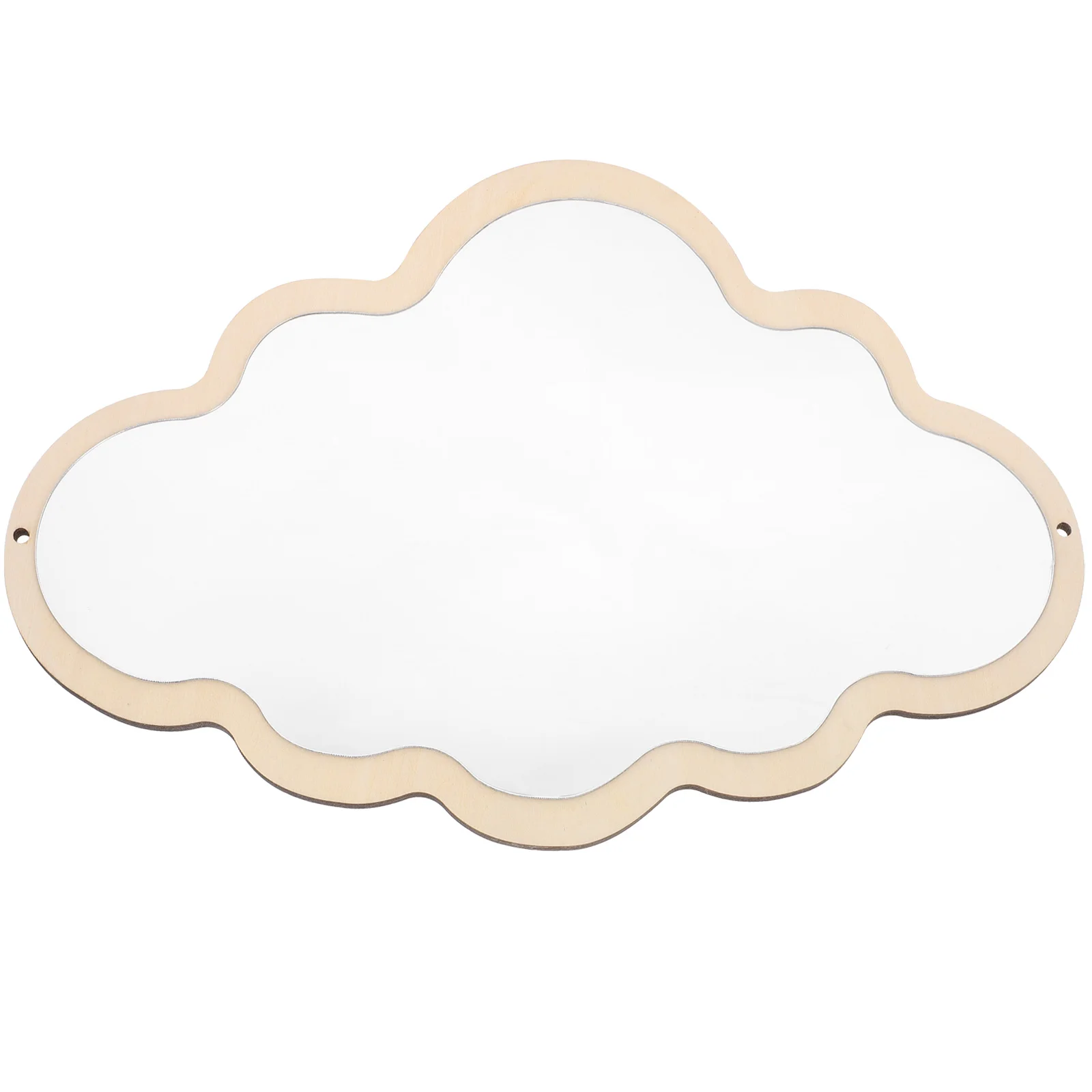 

Mirror Wall Decorative Cloud Acrylic Mirrorskids Decor Children Nordic Room Safety Vanity Wooden Irregular Mounted Sticker