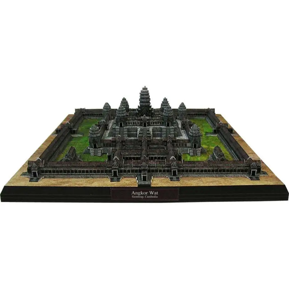 

40cm animal model cambodia angkor wat Animal Sculpture Papercraft bedroom Living Room handmade DIY Geometric origami model