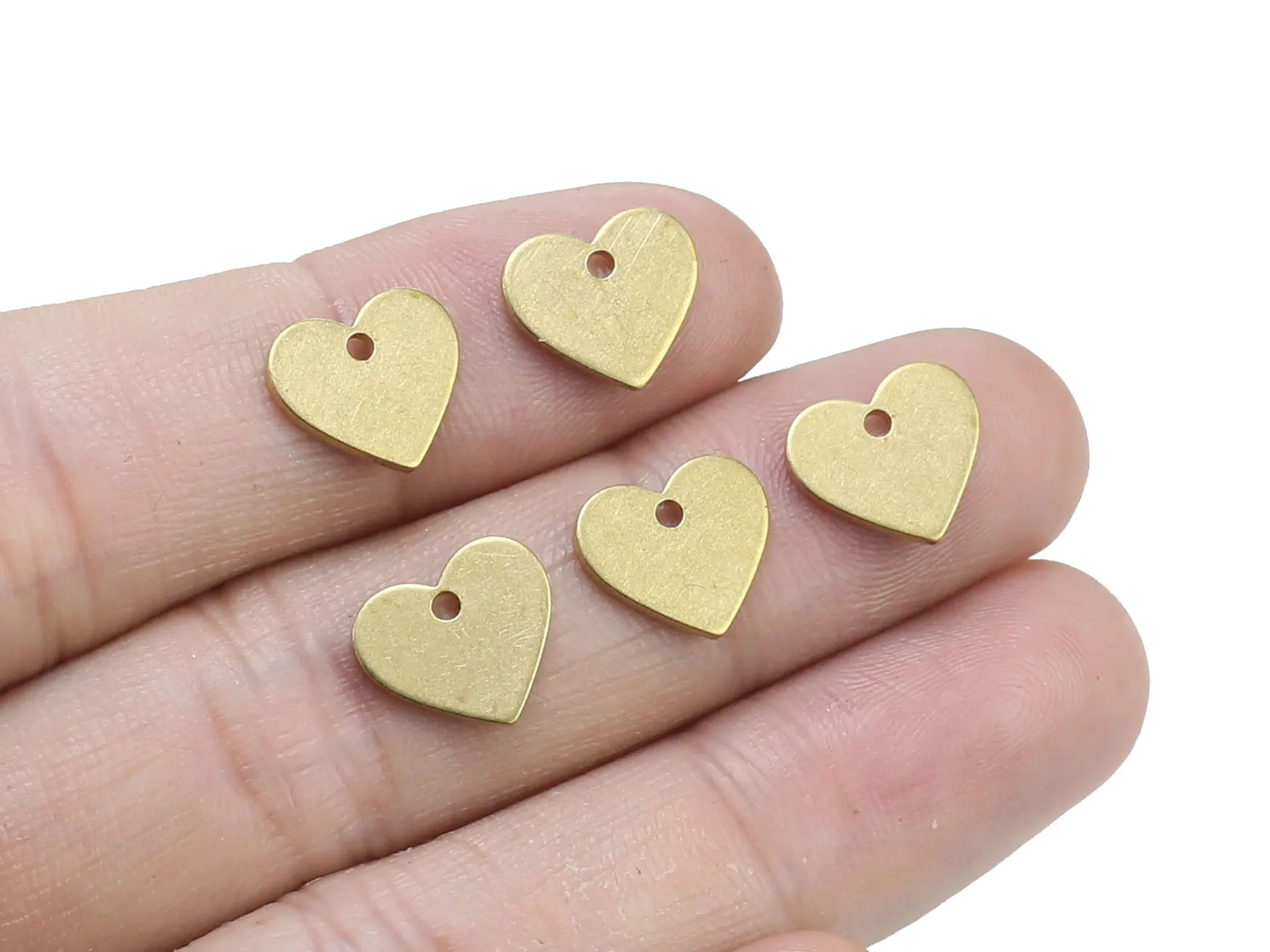 20 шт латунные подвески в форме сердца, латунные подвески для сережек, 11x9,5x1 мм, латунные Подвесные серьги, аксессуары для сережек, изготовление ювелирных изделий R1333