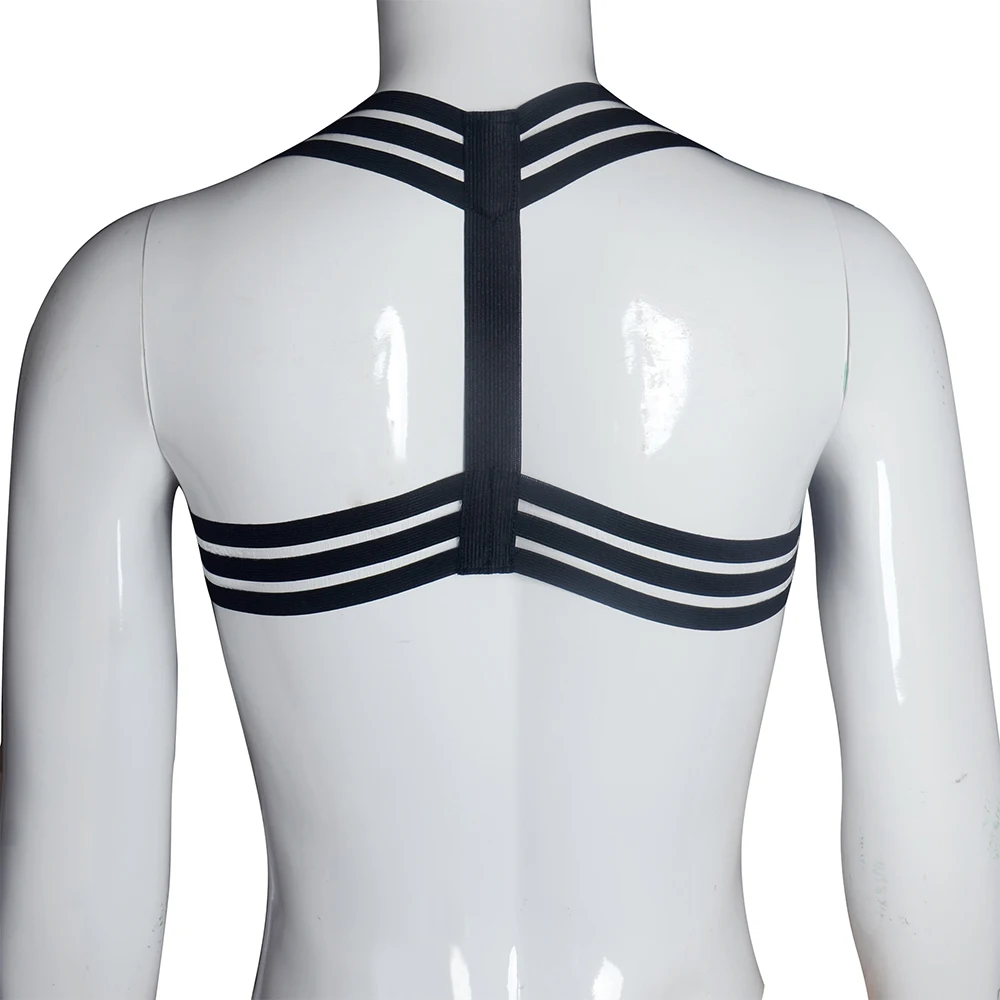 

Men Chest Harness Halter Elastic Straps Body Harness Bondage Costume Clubwear Sexy Lingerie Shoulder Belt Straps Nightclub
