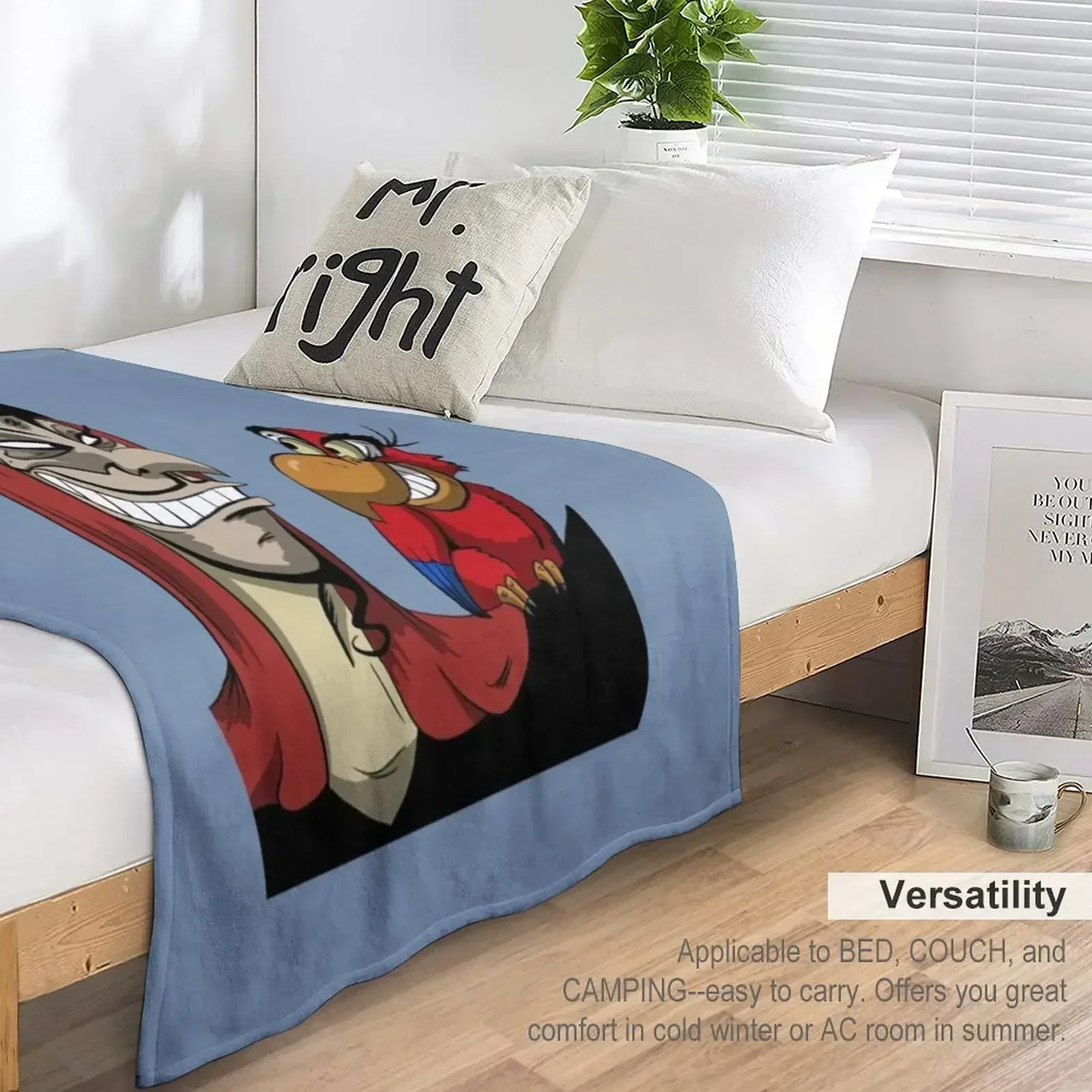 Одеяло Jafar and Iago мягкие плюшевые меховые одеяла в клетку свободные для