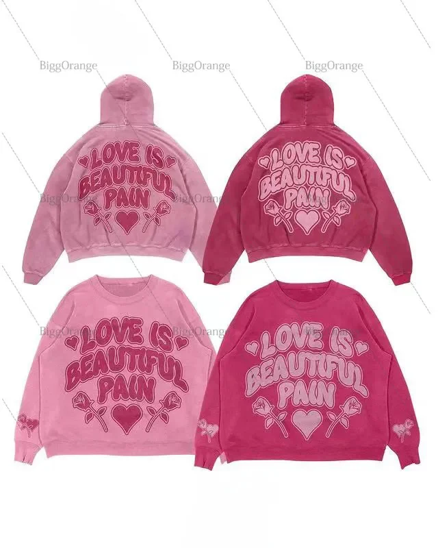 

Американский Ретро пуловер свитшот Женская весенне-осенняя Свободная Толстовка для ленивых шикарные худи в гонконгском стиле модный бренд