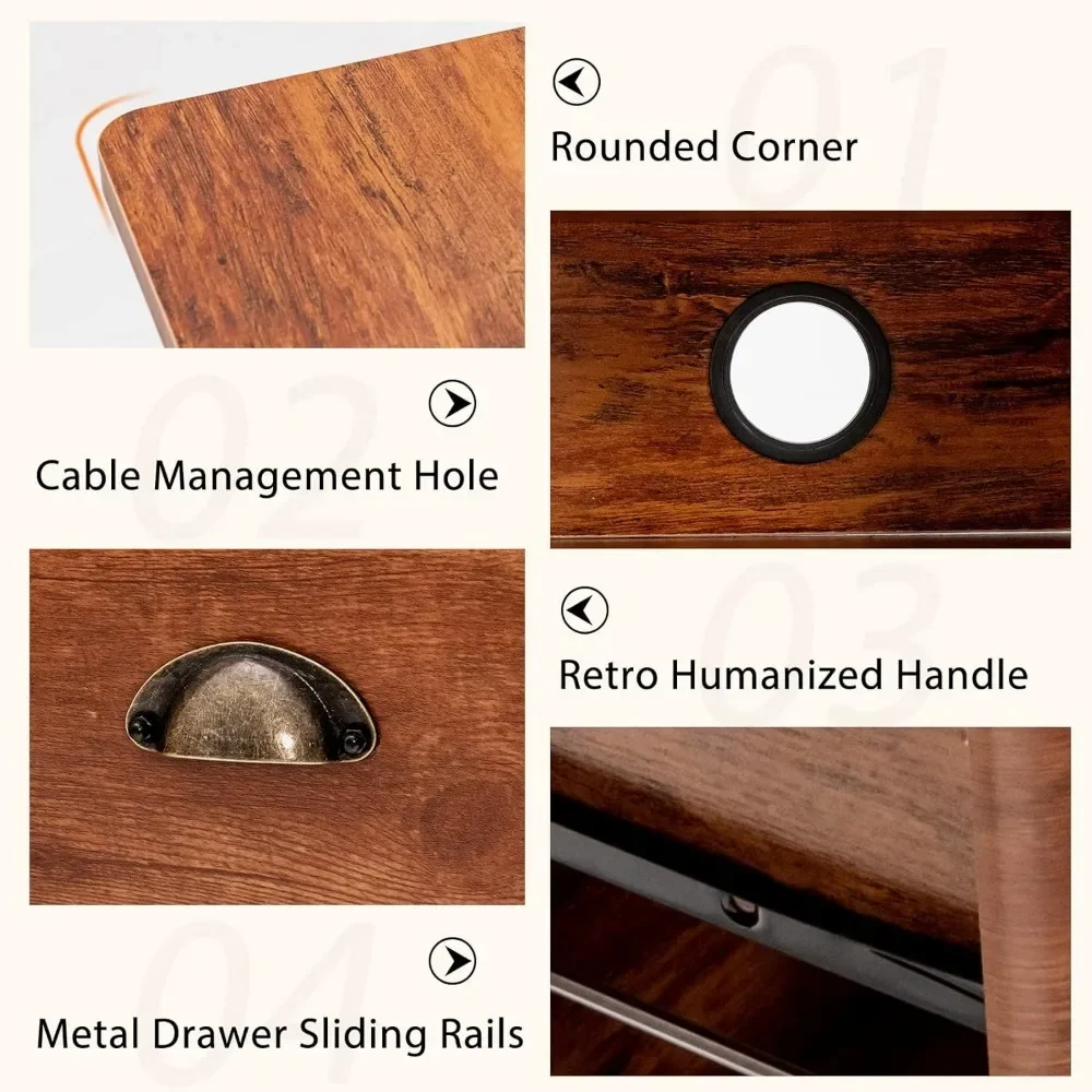 Офис с деревянным ящиком для хранения