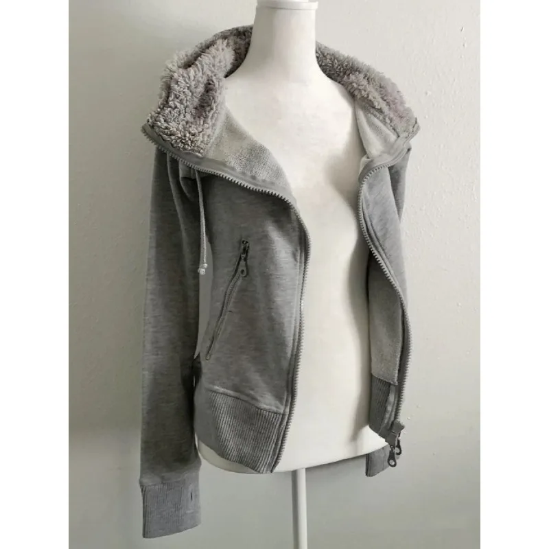 Subculture Faux Coats Женская куртка с рисунком и флисовой меховой толстовкой с капюшоном, острый американский ретро-уличный стиль и модный топ Y2K (art.: 3920cb0c5e9bf) - 3920cb0c5e9bf