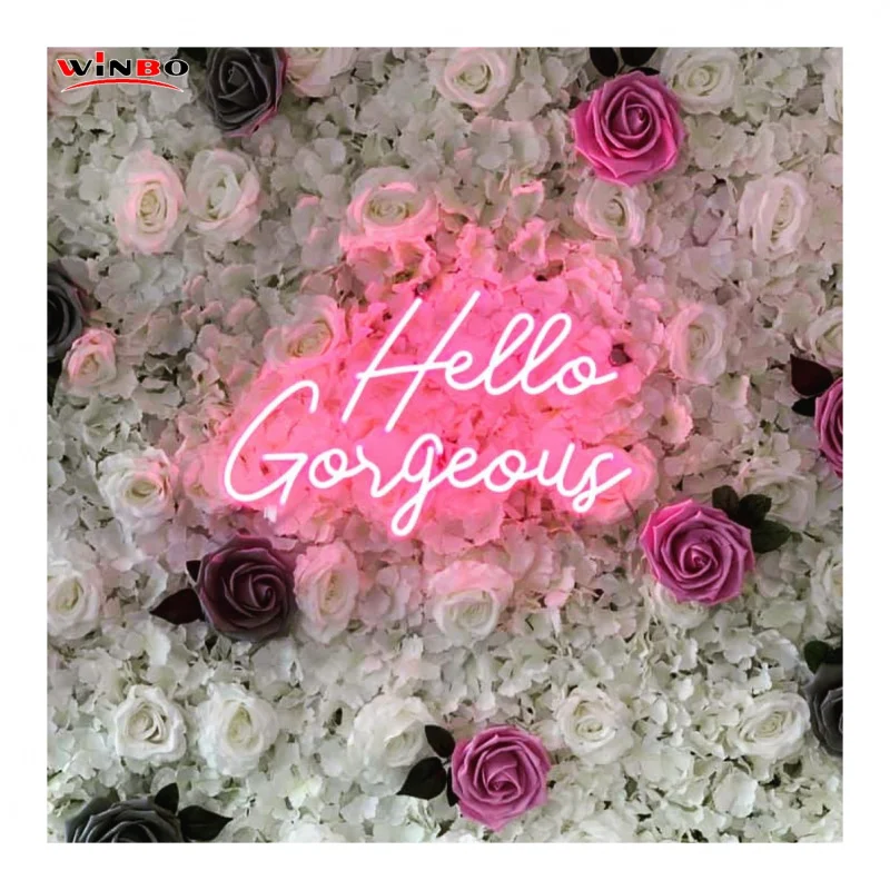 (Под заказ) НЕОНОВОЕ кольцо Winbo световой дизайн буквы силиконовый гибкий неоновый