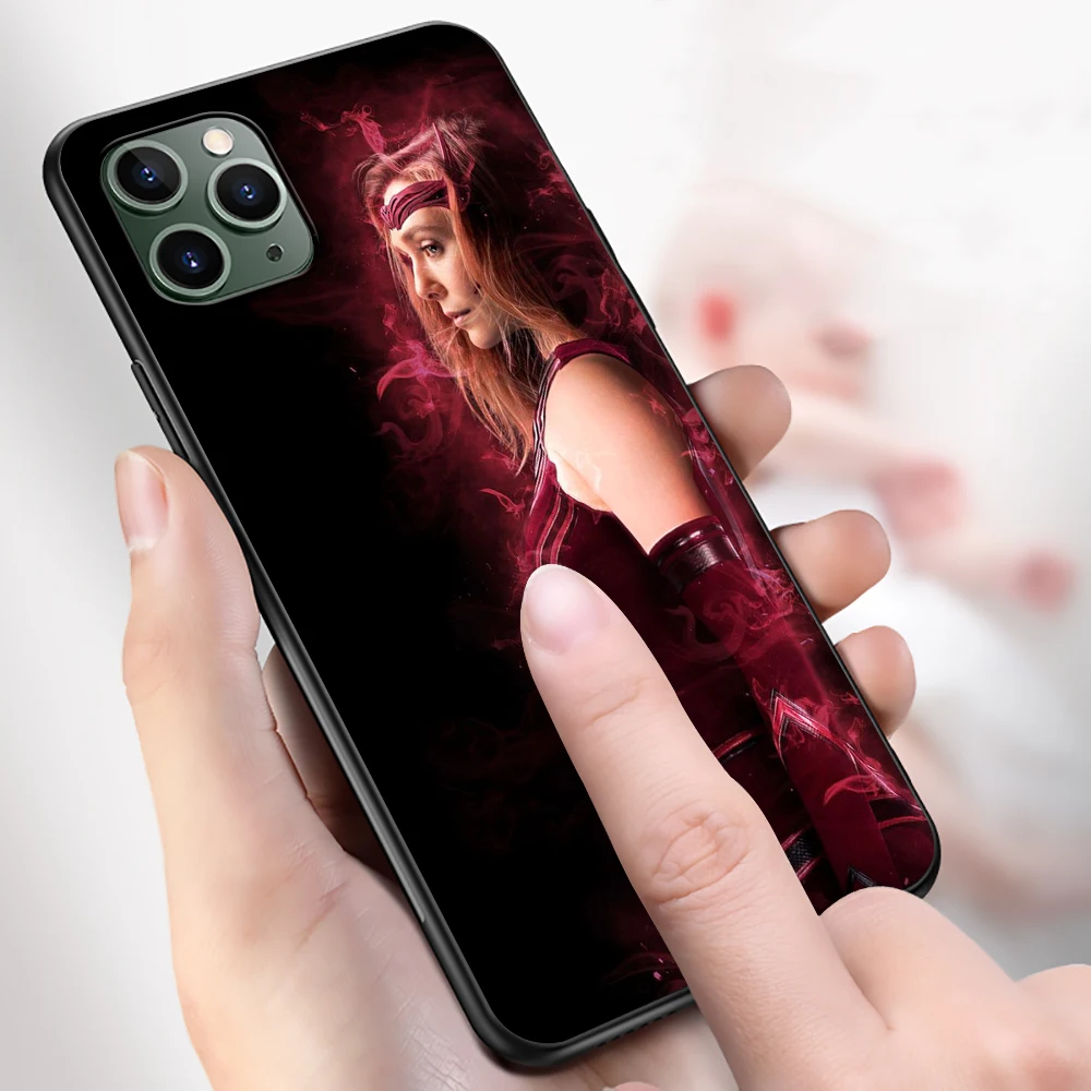 A50 Marvel Scarlet Witch Soft Silicone Case for Samsung Galaxy A5 2017 A6 A7 A8 PLUS 2018 A9 M20 M30 M30S M31 M51 Caver