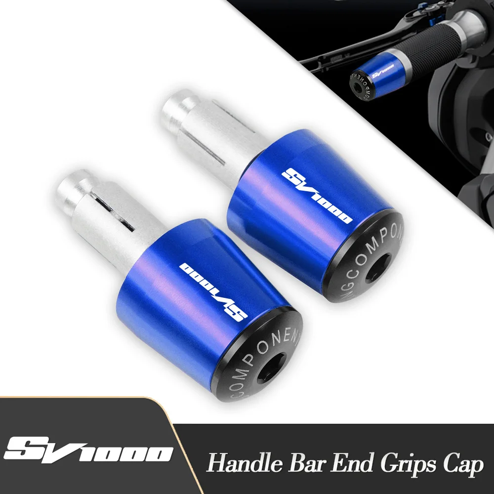 

Motorcycle Handle 7/8"22mm Gear Balanced Plug Slider HandleBar End Grips Cap For SUZUKI SV1000 2003-2007 Motorcycle Accessories