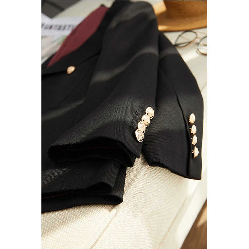 Andy SIDEY Quali готовая к ношению одежда с флисом двубортный свободный утягивающий