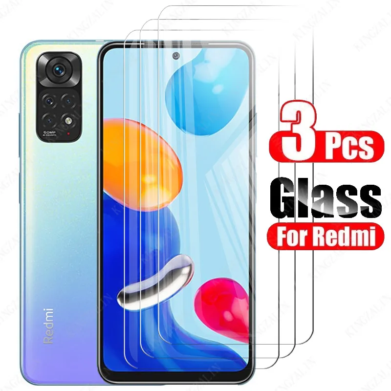 Закаленное стекло для Xiaomi Redmi Note 11 10 pro 11S 10S 10T защитная пленка экрана 9A 9C Global 6 43