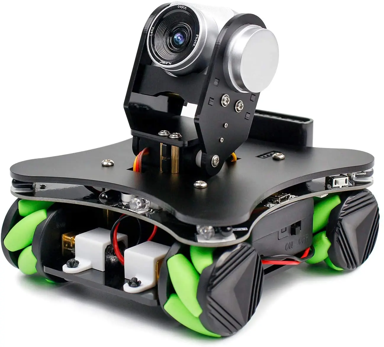 

Omniduino Smart Robot Kit for R3 Whit FPV Camera With Mecanum wheels DIY Omnidirectional Toys Car for Teenager Learning