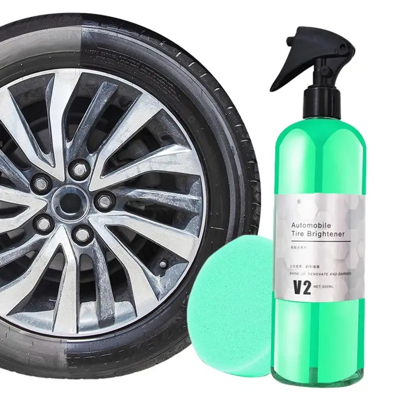 

Car Tire Shine Carfidant Wheel Auto Care Re Black Shine Chemistry Filler Tire Shine Multi-purpose Coat Agent Spray For Vehicles