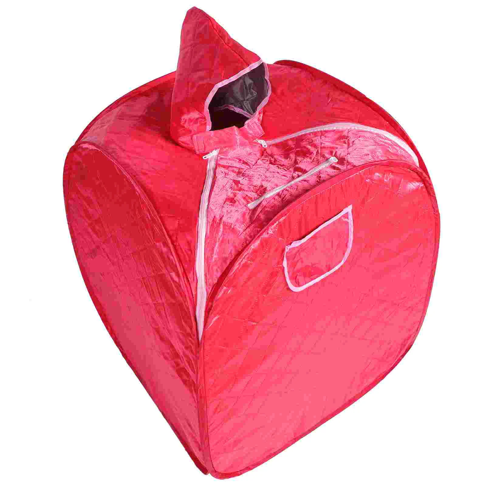 

Folding Steam Box Portable Sauna Tent Single Person Saunas Mini Satin Cloth Household Travel Steamer