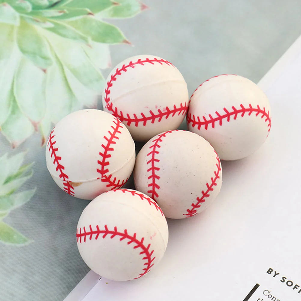 

20 Pcs Baseball Bouncy Bounce Rubber Jumping Educational Toy Bouncing Balls Baby