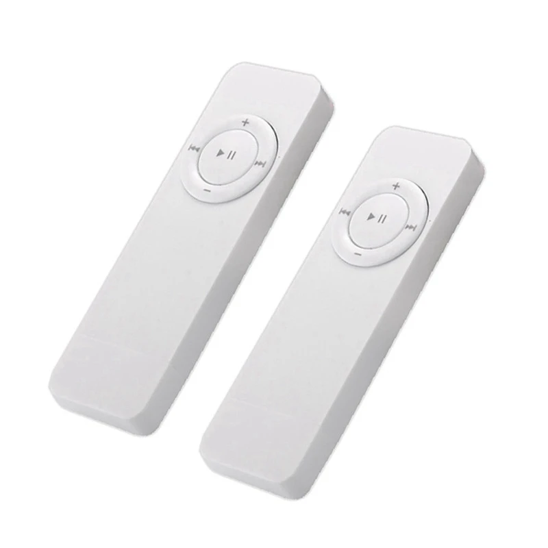

2X Portable USB Sport U Disk Mini Mp3 Music Player Support 32GB TF Card(White)