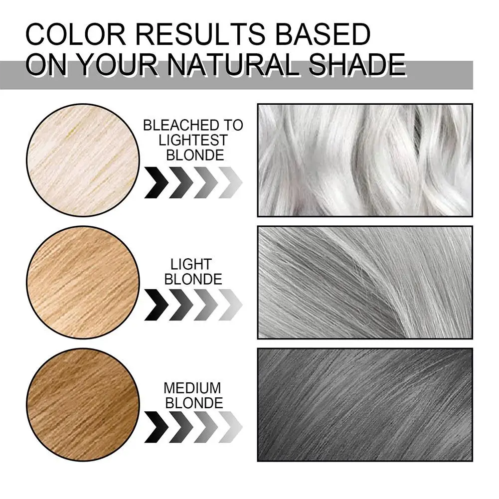 100 мл серая краска для волос естественная Стойкая унисекс салона воск дымчатые