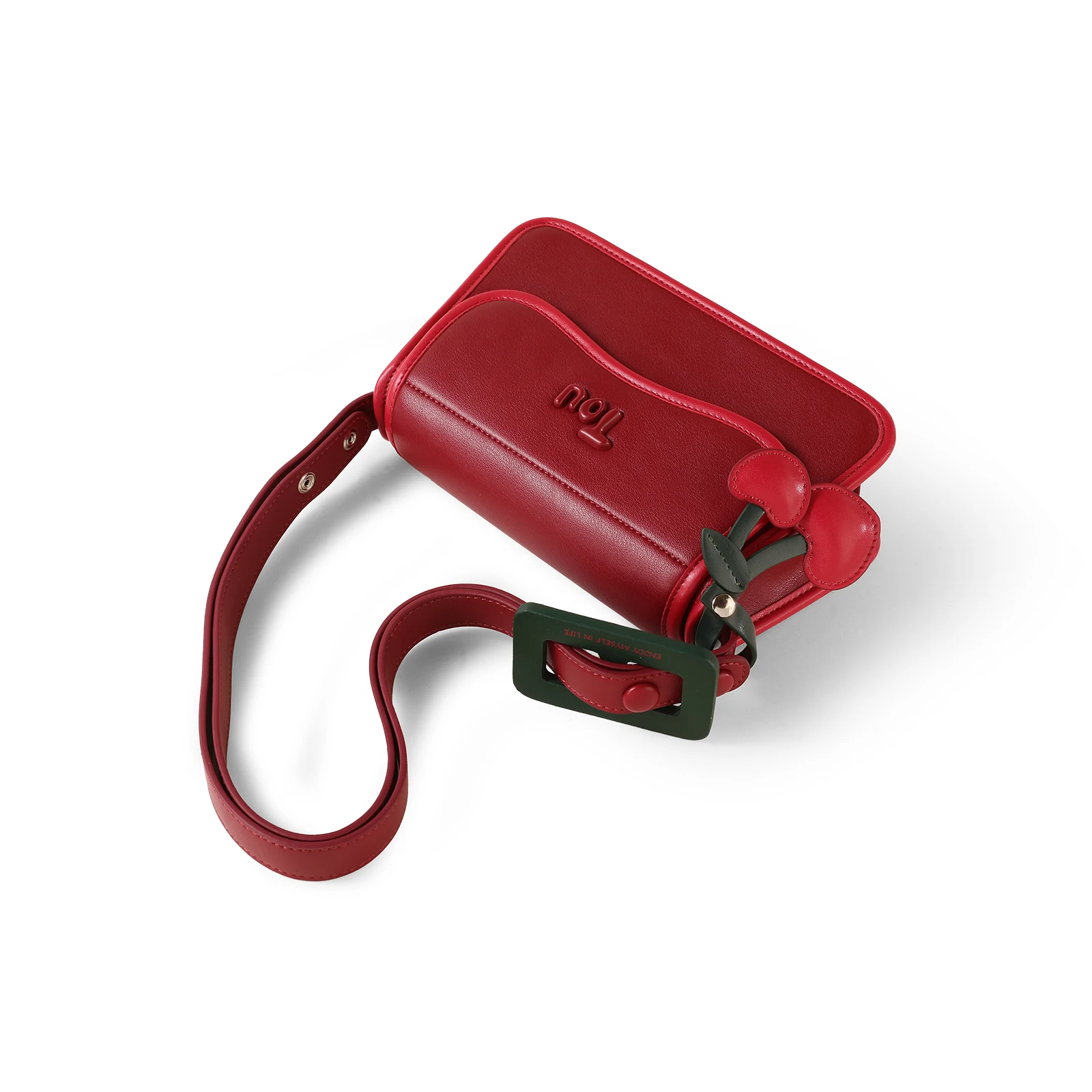 TOUTOU оригинальная маленькая квадратная сумка Cherry для женщин рождественский