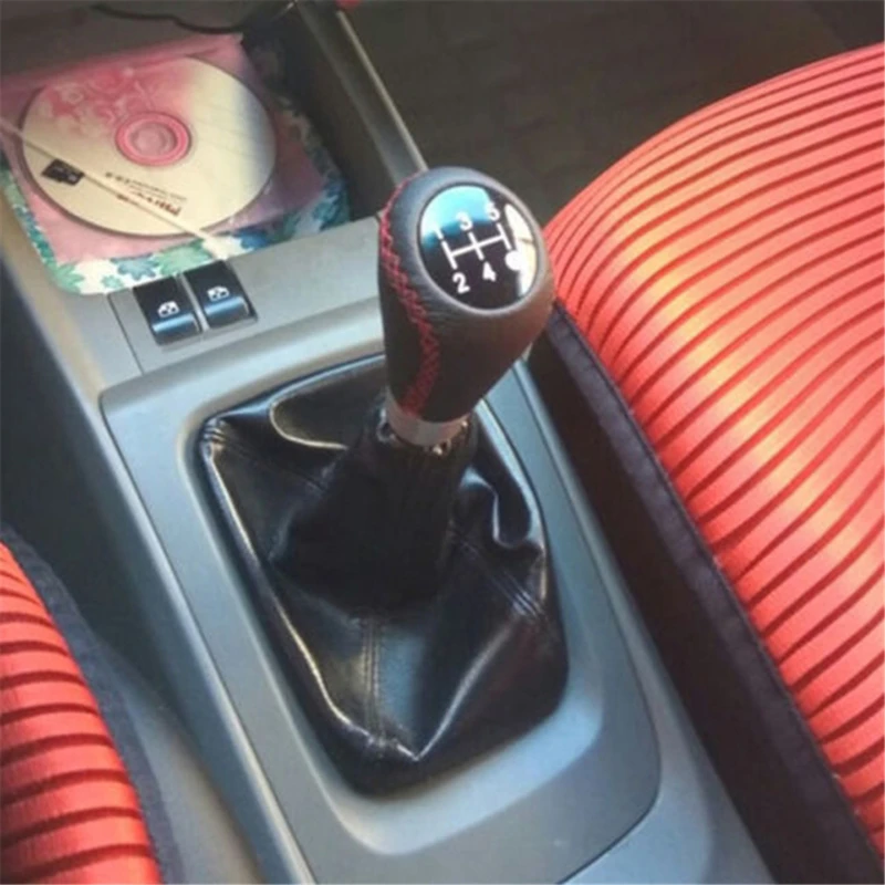 

Рычаг переключения передач автомобильный, 5 скоростей, черный и красный