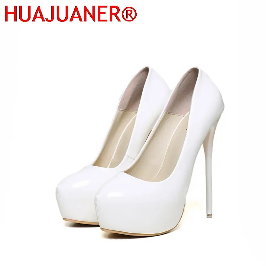 Большой размер 35-47 красные свадебные туфли из лакированной кожи 2025 г. женские