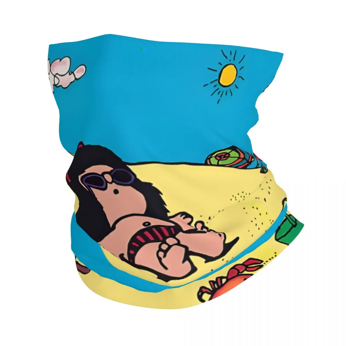 Наслаждайтесь солнечным шарфом шейный платок маска для лица из полиэстера