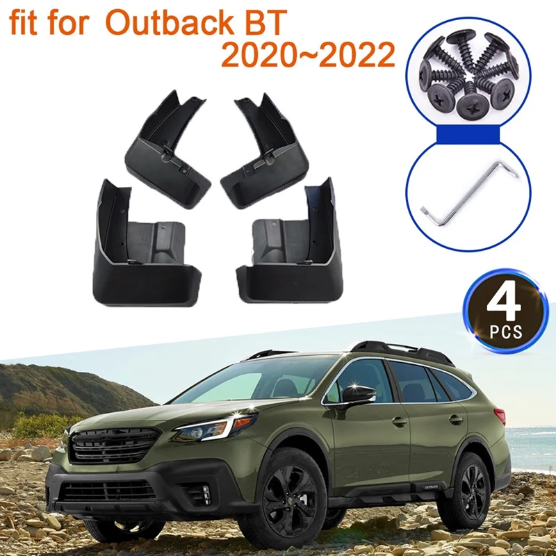 

Брызговики для Subaru Outback, BT, 2020-2022 грязеотталкивающие щитки, брызговики