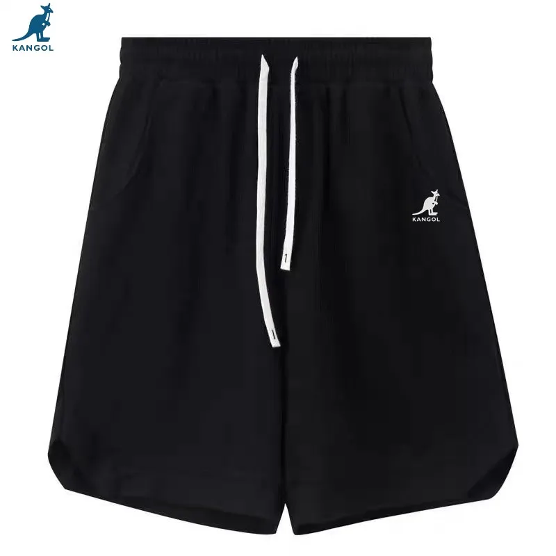 KANGOL Brand Men's Soft Shorts Men's Casual Jogging Sports Shorts Summer Men's Running Loose Shorts Retro Shorts Street Wear
