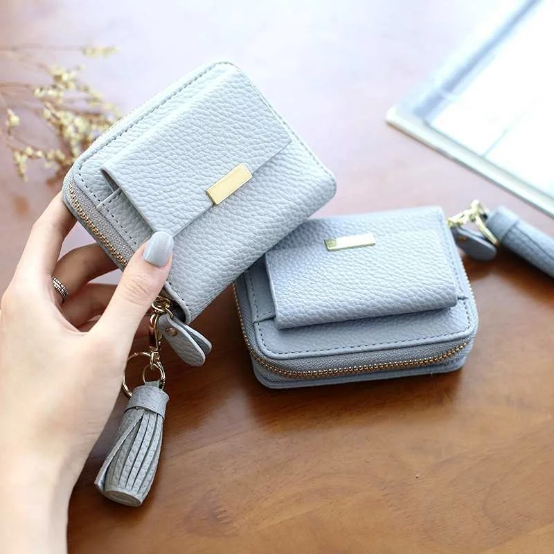 

Специальный Женский кошелек с пряжкой модный простой женский кошелек Litchi короткий женский кошелек