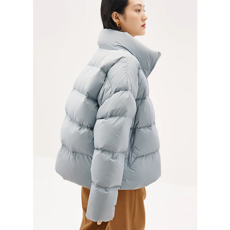 Winter Jackets for Women  90%  White Goose Down Casual Autumn/Winter  Casacos De Inverno Feminino 2022  Zipper  Wide-waisted