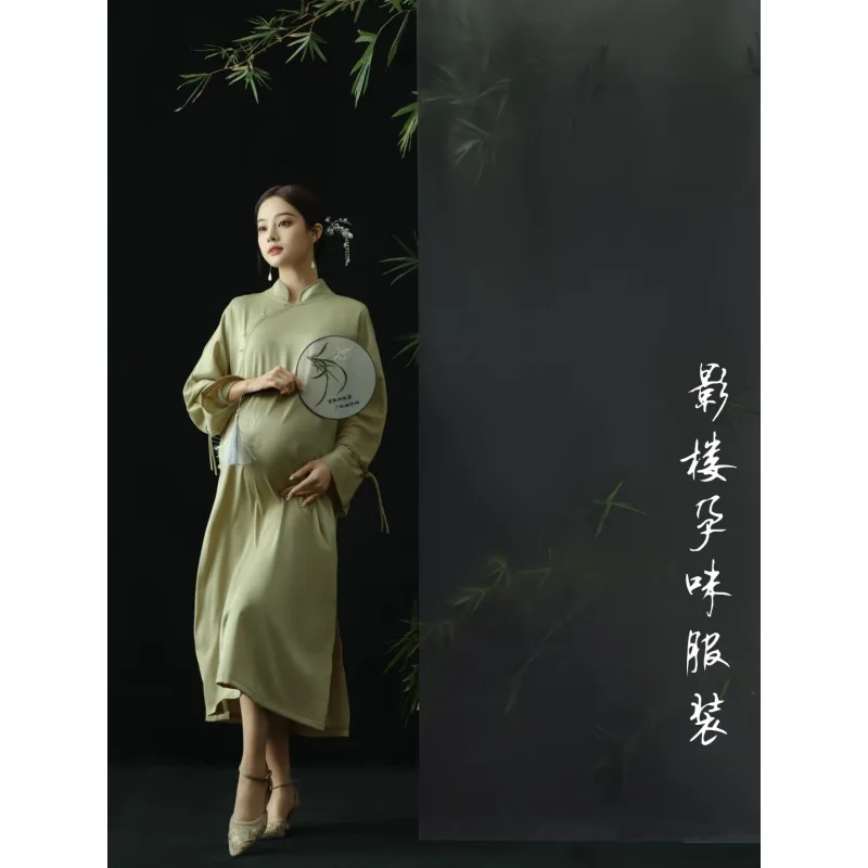 Новая одежда для фотостудии беременных китайское ретро-платье-Ципао