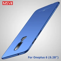 One plus Case Cover Msvii Silm Frosted Coque For Oneplus Case Oneplus6 Hard Back Cover For One Plus Phone Cases