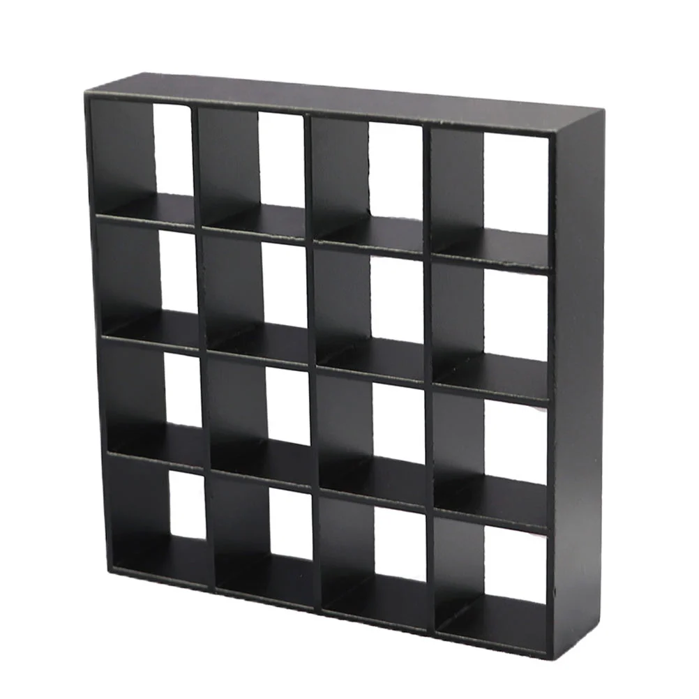 

Mini House Miniature Wood Storage Rack Miniature Furniture Model Scene Prop