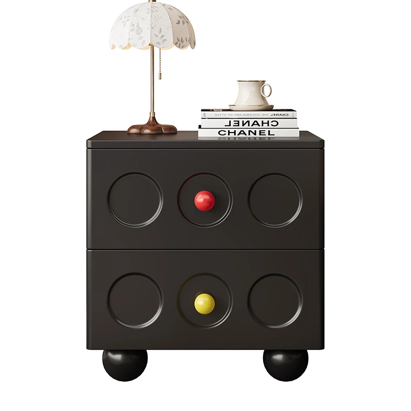 Классическая белая тумбочка деревянный современный европейский роскошный шкаф