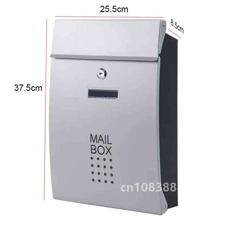 Почтовый ящик из нержавеющей стали открытый склад квартира домашний сад